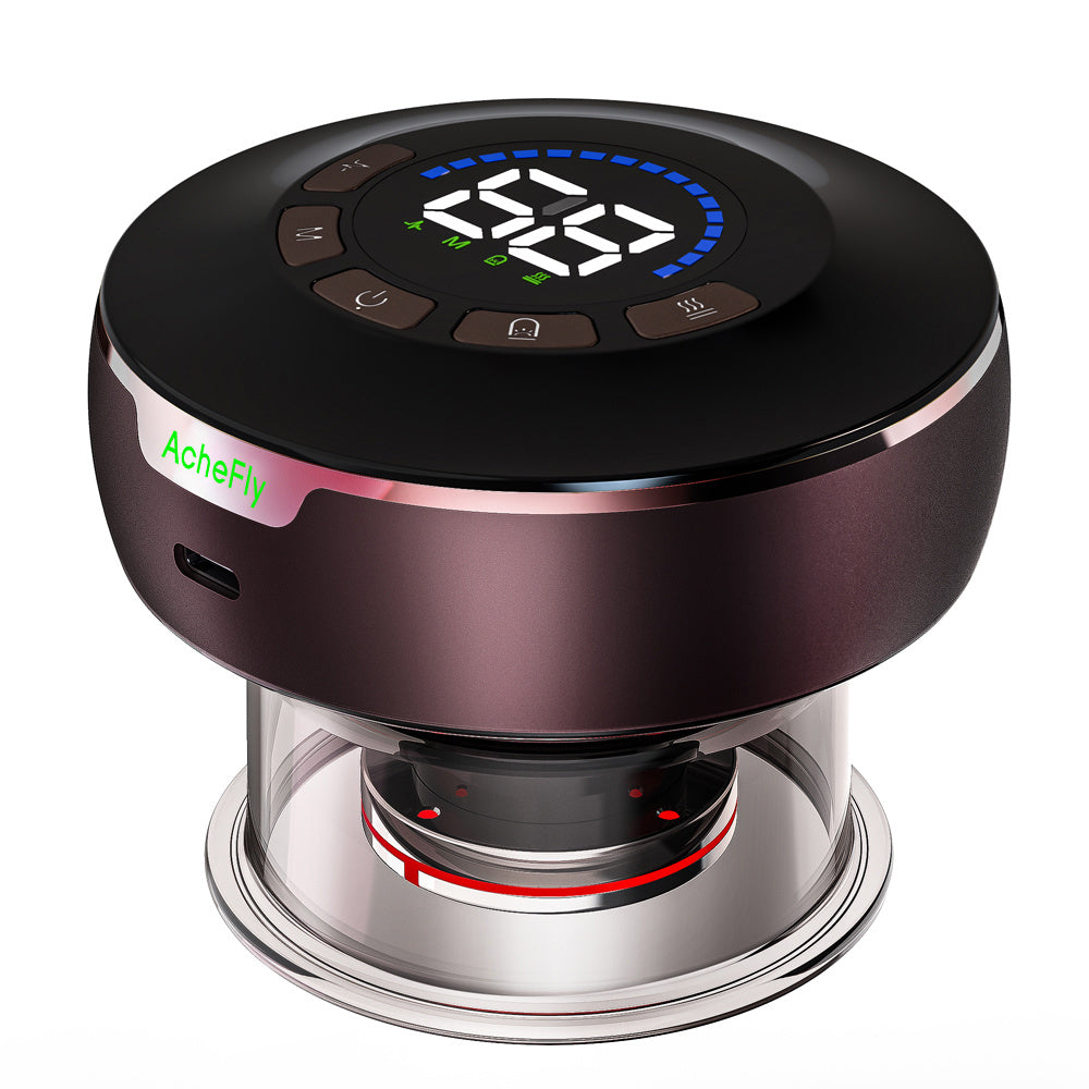 AcheFly Rechargeable Small Multifunctional Electric Gua Sha Scraping Massager Physical Therapy