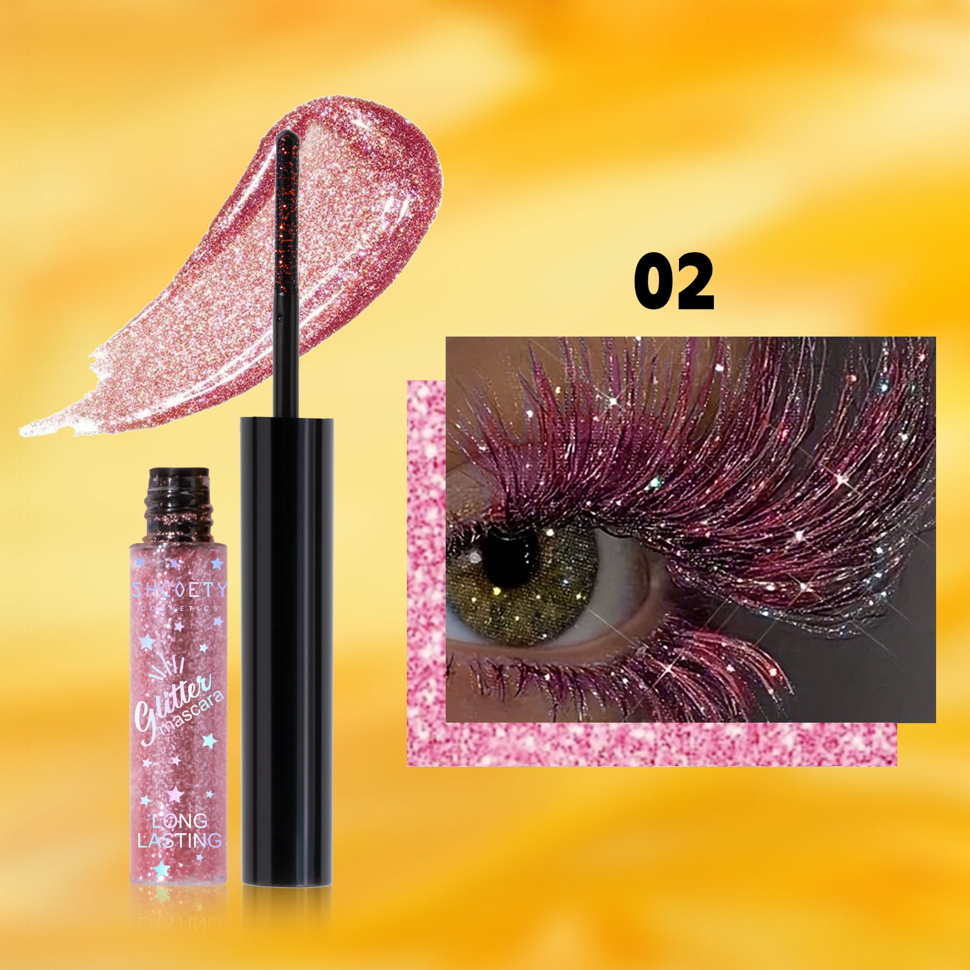 Color Mascara 5 Colors Waterproof Not Smudge