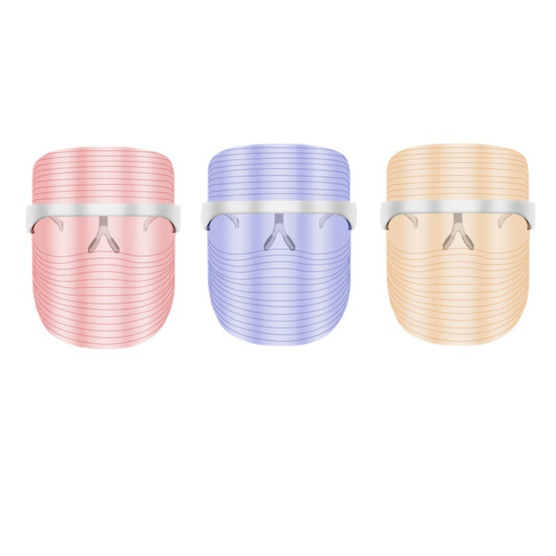 LED Three-color Beauty Mask Household Face Acne Removing