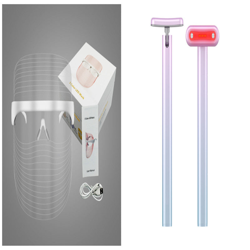 LED Three-color Beauty Mask Household Face Acne Removing