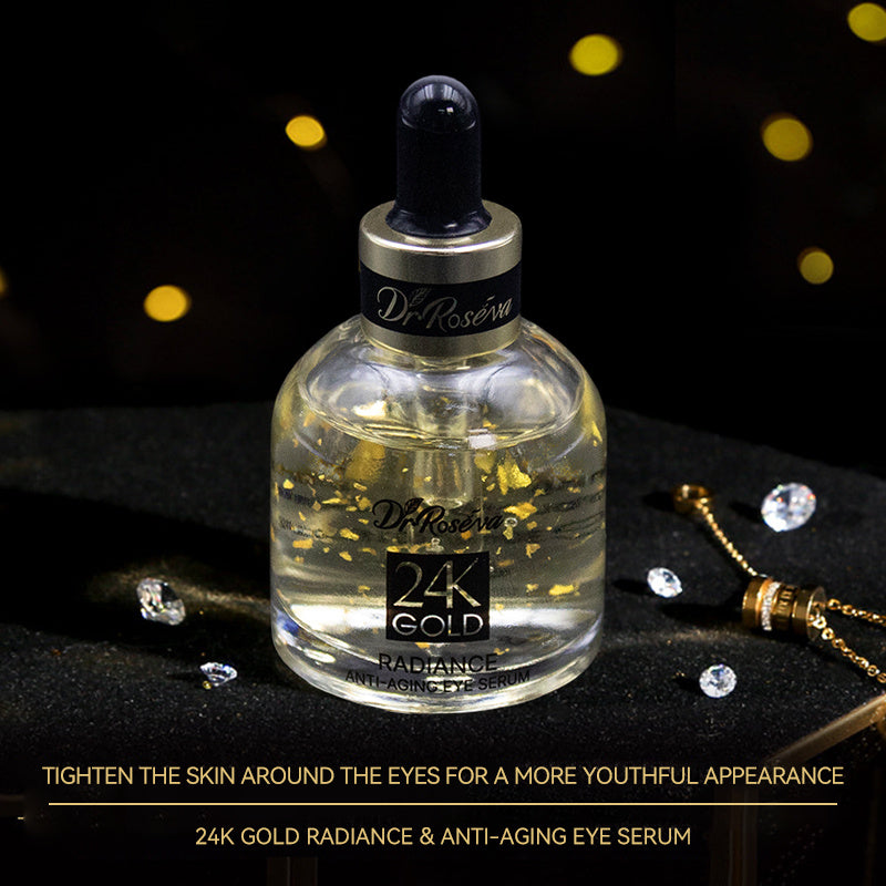 Gold Eye Serum Organic Anti-Aging Eye Serum Hyaluronic Acid Peptide Collagen For Face Elasticity Anti-Wrinkle