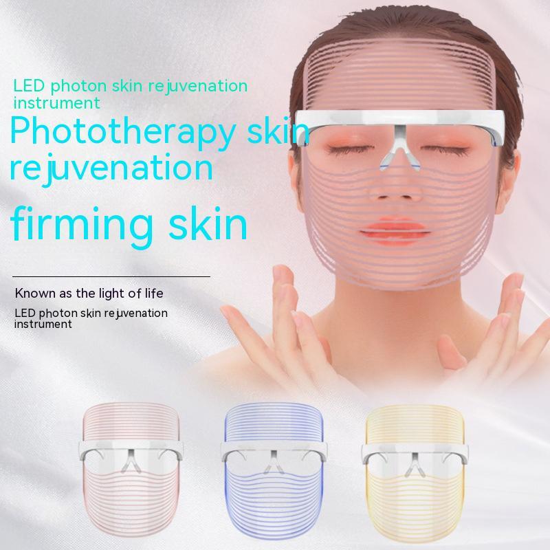 LED Three-color Beauty Mask Household Face Acne Removing