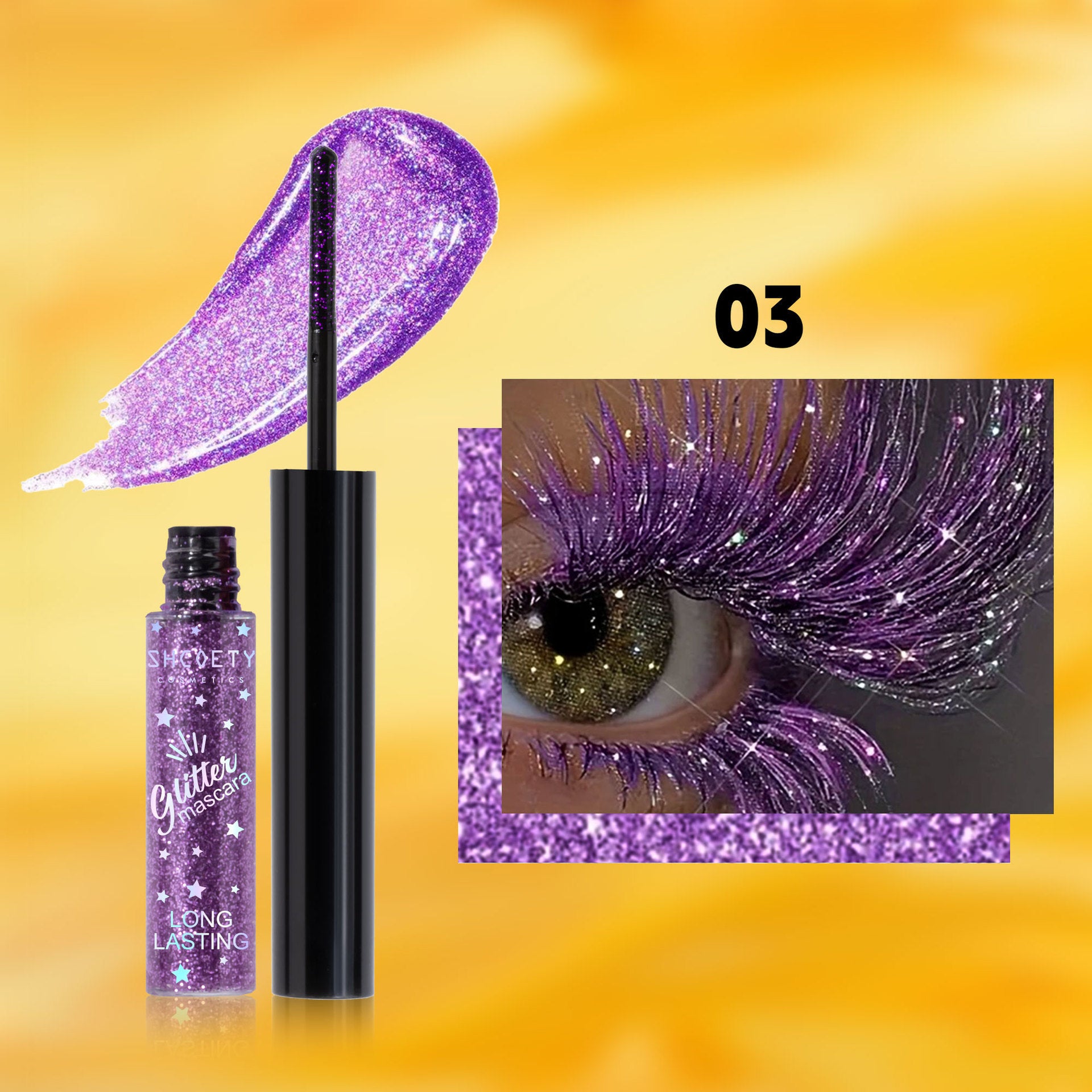 Color Mascara 5 Colors Waterproof Not Smudge