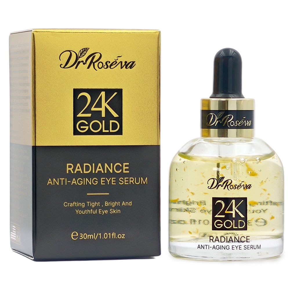 Gold Eye Serum Organic Anti-Aging Eye Serum Hyaluronic Acid Peptide Collagen For Face Elasticity Anti-Wrinkle